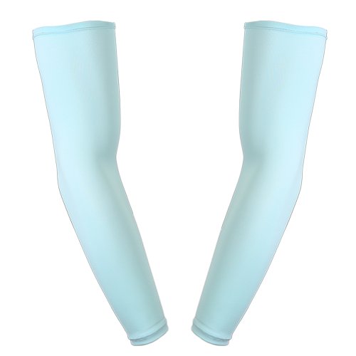 Elixir Golf The 5 Pairs Uv Protection Cooler Arm Cooling Sleeves Compression Arm Cooler (Black, White, Gray, Pink, Mint Green) #TOP7