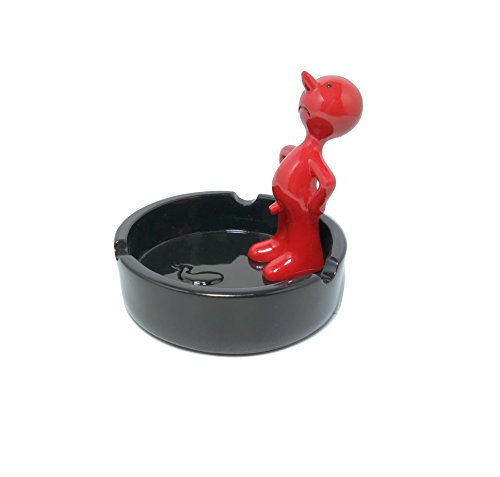 Cadeau d'anniversaire Résine Dessin animé Piss Man cigare Cigarette Cendrier,en silicone incassable Cigarette Ash support, Funny Cadeau pour homme garçon ami, Père ou Mari Cover
