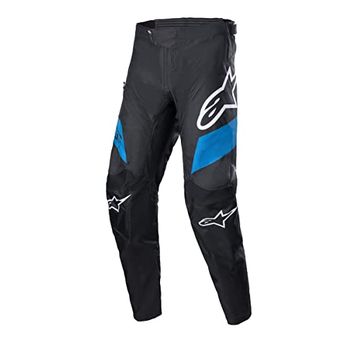 Image of Alpinestars Racer Pants, Black/Bright Blue, Large