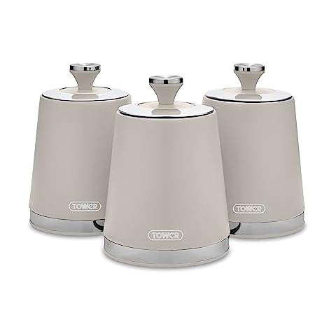 Tower T826131MSH Cavaletto Storage Canisters Set Cover
