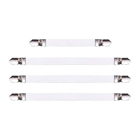SUNKLOOF 4 PCS Elastic Fastener Adjustable Ironing Board Cover and Pad Cover
