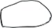 APDTY 112719 Rubber Weatherstrip Door Seal Fits Front Left (Driver-Side) Door 1997-2006 Jeep Wrangler (Replaces 05017463AH, 5017463AH)