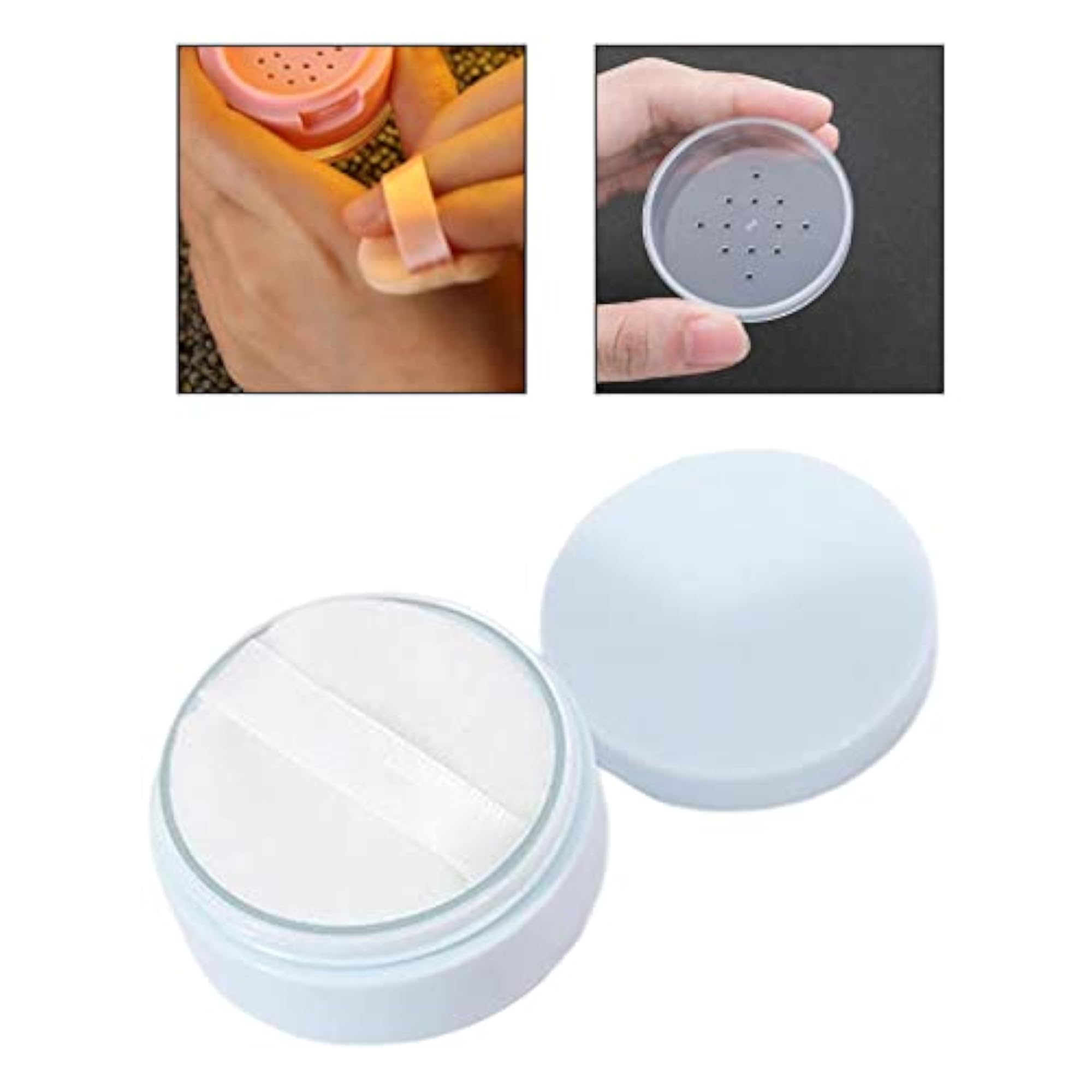 Empty Loose Powder Containers with Puff