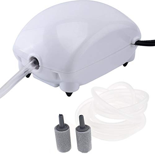 Ruiqas 2 M Luchtvaartlijn Slangen Pijp en 2 stks Air Stone Aquarium Luchtpomp Accessoires voor Fish Tank - Afbeelding 8
