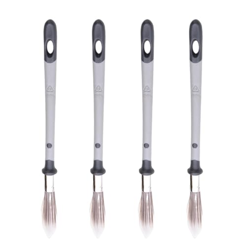 Lot de 4 pinceaux d'angle pour une bordure sans couture sur les murs et les meubles, pinceaux pratiques pour un usage quotidien