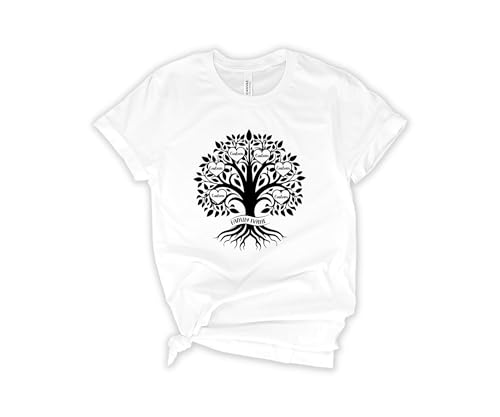 Custom Family Tree Shirts for Women, Customized Shirt With Family Name, Personalized Kids Name Shirts, Custom Gifts for Family Gathering, Personalized Family Reunion Shirts for Men (Unisex V-Neck)2