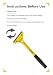 WINICE Heavy Duty Long Handle Scraper Tool – Floor & Wallpaper Removal Tool with 10 Spare Blades – Tile Adhesive Remover, Paint, Vinyl, Carpet Glue Scraper – Professional DIY Tool
