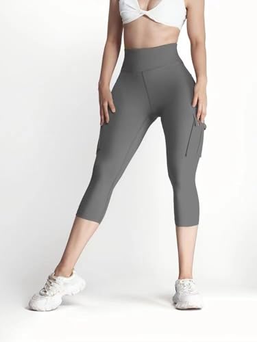 Leggings capri cargo para mujer con levantamiento de glúteos 2