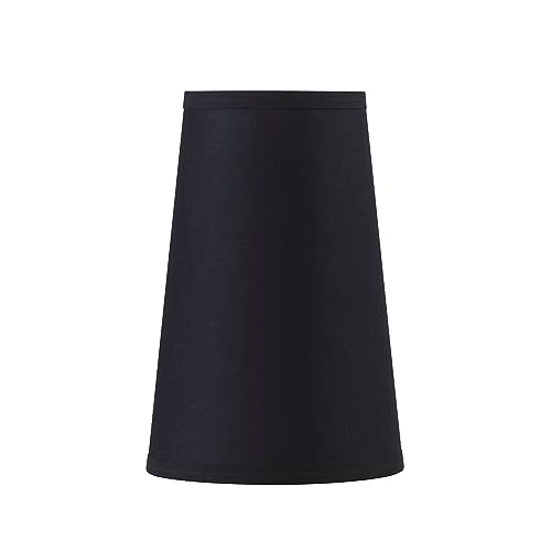 Aspen Creative 32166 Transitional Hardback Empire Shape Spider Fitter Lamp Shade in Black, 4-3/4" Top x 6-3/4" Bottom x 10" Slant by Aspen Creative - Image 3