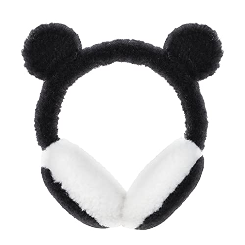 HAOZAIKEJI Cute Animal Earmuffs Bear Ears Ear Warmers Thermal Ear Muffs Warm Ear Covers Winter Cold Accessories2