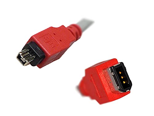 Unibrain(���j�u���C��) / �č��� FireWire 400 (IEEE 1394a) �^�C�v (6p to 4p / ���� 4.5m) �y���E�ŏ㋉Firewire�P�[�u���z [���s�A���i]