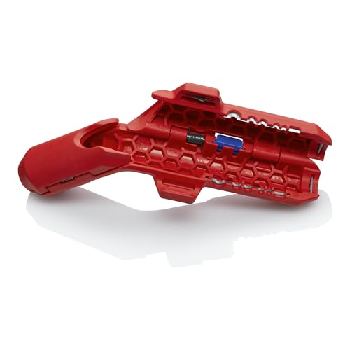 KNIPEX Ergostrip Universal Stripping Tool for Left-Handers Self-Service Card 135 mm, 16 95 02 SB - Image 3