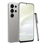 MTGud 4G Smartphone déverrouillé, Android 12.0 Téléphones Mobiles avec écran HD + 6,6 '', 4GB + 32GB ROM / 256GB SD, 4G Double SIM Double Caméra, ID Visage + WiFi+GPS+OTG (S25Ultra Grey)