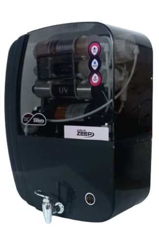 New Aqua Zeep RO Water Purifier + Active Copper + UV + UF + TDS Controller + Minerals (B12/ Alkaline) 10L