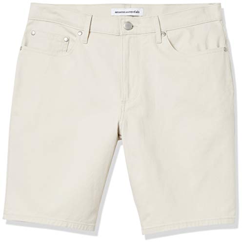 Image of Amazon Essentials Men's Straight-Fit 9 inch Inseam Stretch Cotton Twill 5-Pocket Shorts