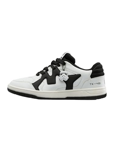 The Souled Store Star Wars : Stormtrooper Baskets basses à lacets pour homme et garçon Blanc, Stormtrooper, 10 UK