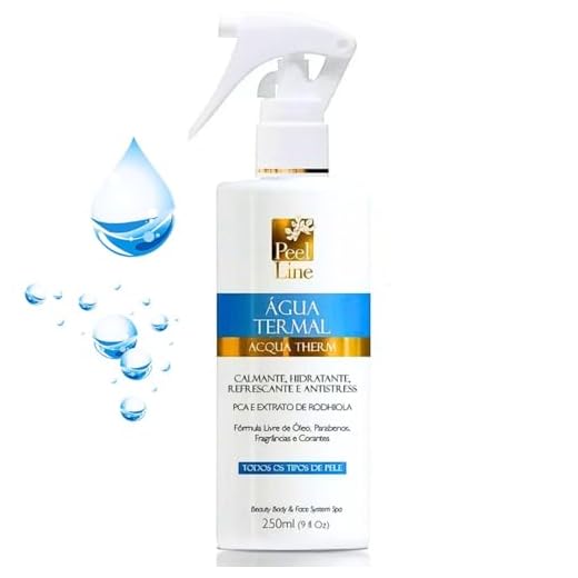 Água Termal hidratante intenso Calmante Extrato de Rhodiola e PCA Minerais Refrescante Anti Estress Facial e Corporal Acqua Thermal