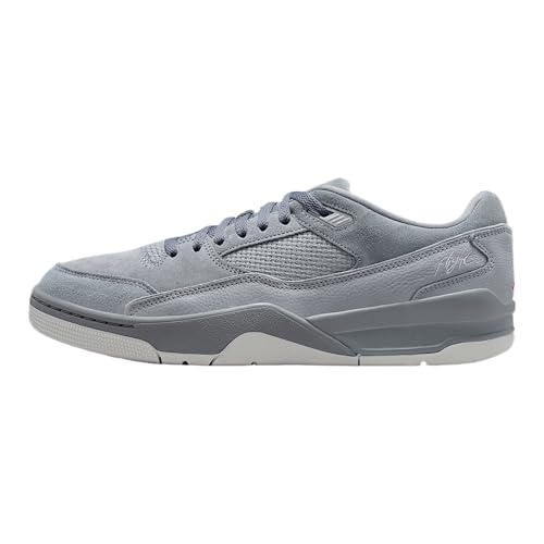 Jordan Flight Court Scarpe Uomo (Cool Grey/Wolf Grey/Neutral Grey/Varsity Red), Cool Grey/Wolf Grey/Neutral Grey/Varsity Red, 9.5