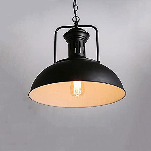 Suspension luminaire industrielle rétro en fer forgé pour bar et loft