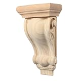 QUMIIRITY Solid Wood Carving Roman Column Corbels Home Decor Living Room Accessory