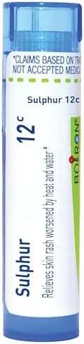 Boiron Sulphur 12C Homeopathic Medicine for Skin Rash - 80 Pellet...