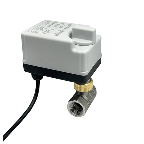Vanne à bille motorisée 1/2 acier inoxydable 12VDC commande 3 fils - 5