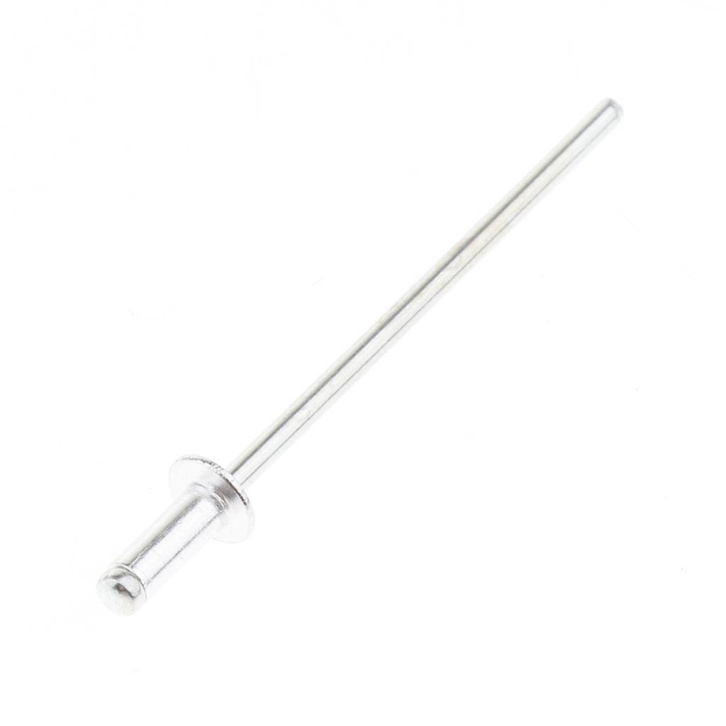 1000 Rivets Tete Dome Ouvert Aveugle 2.4mm, 2.4x6mm