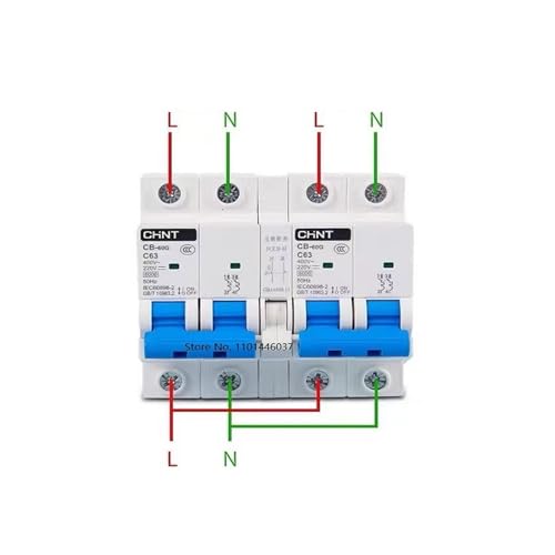 Disyuntor del interruptor de transferencia manual de poder dual solar CB-60G DC 1P 1P 32A coche 5