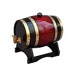 1. Alta calidad: fabricado en roble. Con el tanque interior, todas las barricas de madera de roble para vino se someten a pruebas de presión para garantizar fugas.