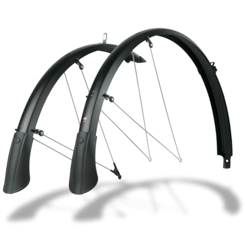 SKS Bluemels - Juego de Guardabarros Mate: Negro Mate, 53 mm