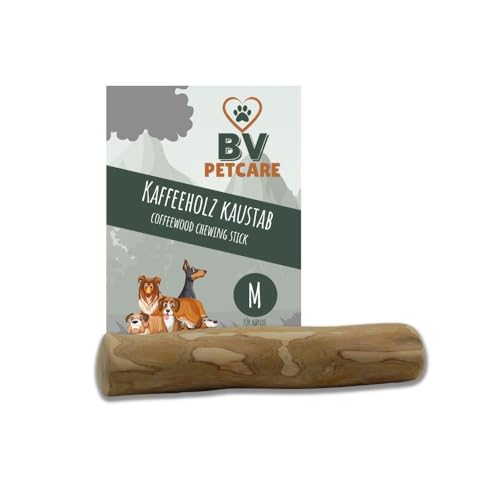 BV Petcare Coffee Wood Chew Stick, Chew Bone Made of Coffee Wood, Natural Dog Toy for Dogs - (XS)