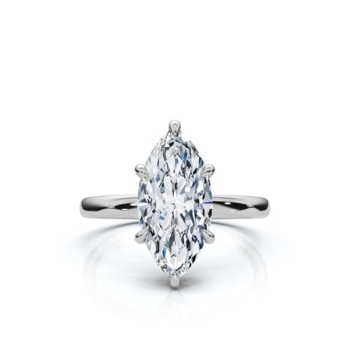 1-5 CT Moissanite Engagement Ring Colorless VVS1 10K 14K 18K Solid Gold & 925 Sterling Silver Hidden Halo Moissanite Ring moissanite ring Christmas Gift For Women