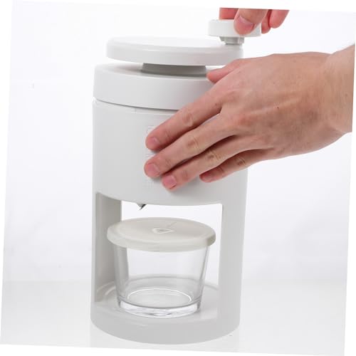 Luxshiny Manual Ice Shaver Machine Portable Hand Cranked Ice Crusher for Snow Cones Smoothies Drinks No Electricity Required Sturdy Ice Shaving - Thumbnail 7
