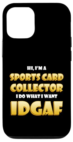 Sports Card Collector IDGAF Rare Basketball Card Collections �X�}�z�P�[�X iPhone 12/12 Pro �p