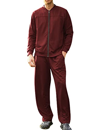 Coofandy Running Jackets Fitness Pants Sports Sweatsuits Workout Track Suits For Men #TOP5