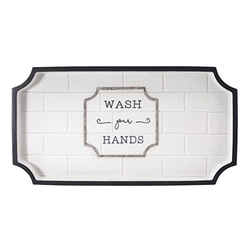 Image of Avanti Linens - Vanity Tray, Guest Bathroom Essentials, Modern Bathroom Decor (Bath Icons Collection)
