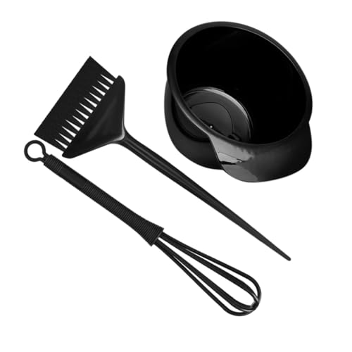 DIYEAH Cuenco y Cepillo para Teñir el Cabello Varilla para Remover, Kit de Herramientas para Capilar, Diseño Elegante para Uso en Casa y Salón Reutilizable