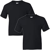 Gildan Youth DryBlend T-Shirt, Style G8000B, 2-Pack, Black, Small