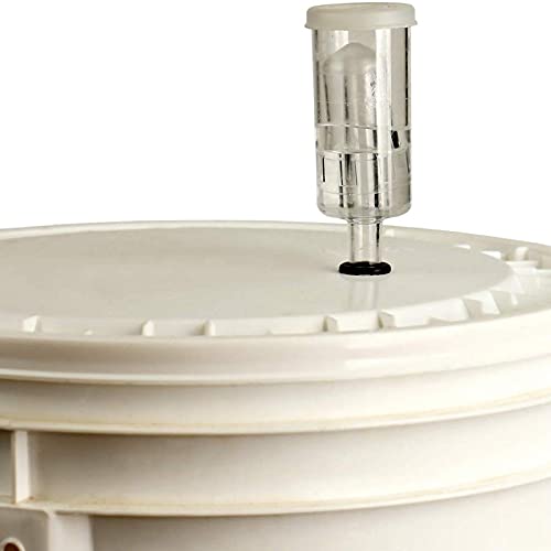 50 Pack Airlock Grommet, Fermenter Cover Ring For Mason Jars, Straws, Airlock, Beer, Wine, Plastic Barrel Cooker Cover, 1.59 Cm|Gaskets| - - (Color: Black) #TOP4