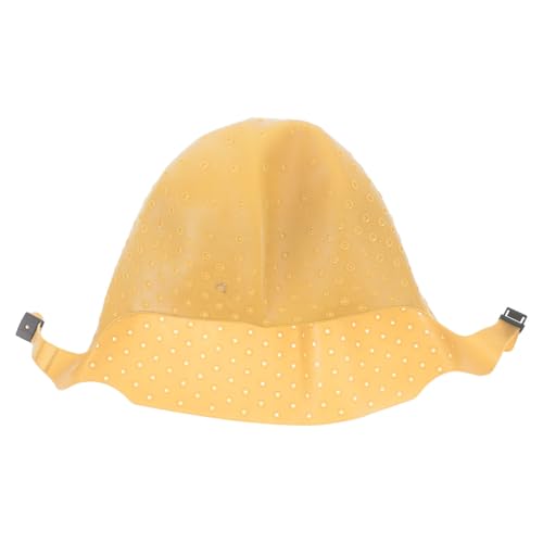 Garneck Gorra de Silicona para Mechas y Coloración del Cabello, Gorra Resaltadora Dorada Reutilizable, con Orificios Uniformes para Tinte Profesional, Adecuado para Peluquería y Uso
