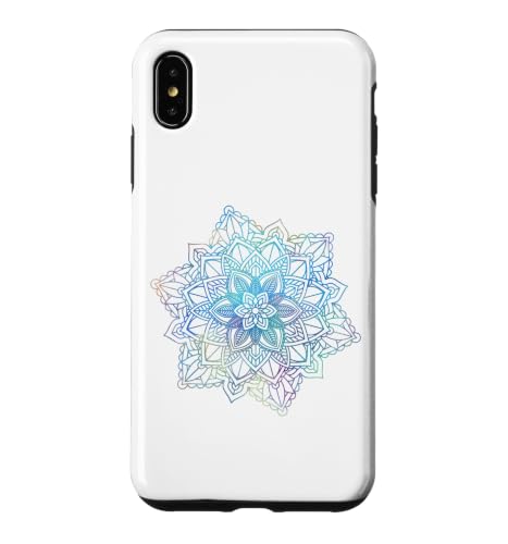 Pastel Floral Mandala Sacred Fractal Geometry Art Good Vibe �X�}�z�P�[�X iPhone XS Max �p