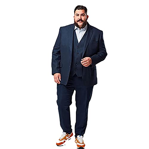 Smoking trois pièces en tweed fin avec revers échancré chic