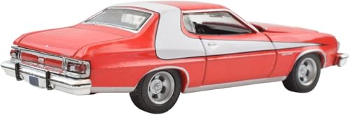 Greenlight 44780-A 1:64 Hollywood Series 18 Starsky & Hutch 1976 Ford Gran Torino DieCast Vehicle, Assorted model, Red