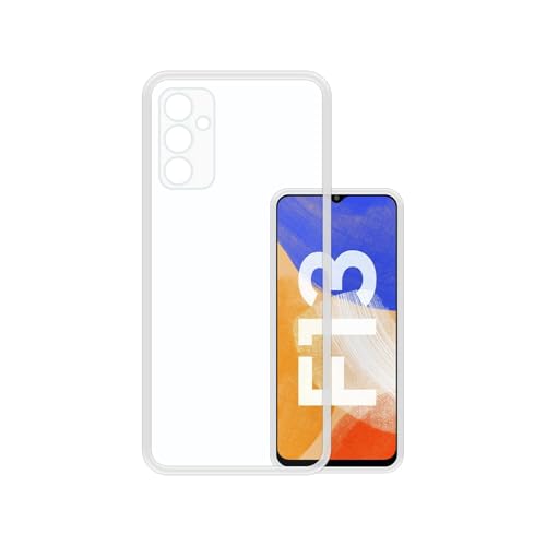 Image of COVERBLACK Rubber Silicone Back Cover for Samsung Galaxy F13 - Transparent