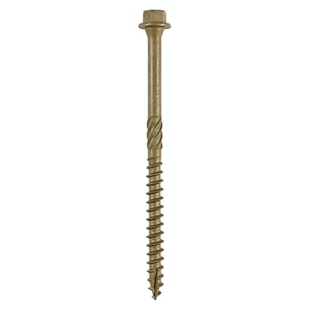 TIMCO Timber Screw   Hex Head   Exterior Green   6.7 x 100 - Box of 50
