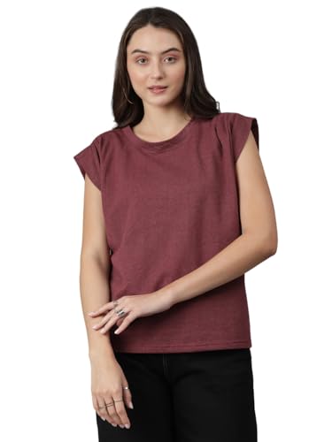 Image of KOTTY Women's Solid Oversized Fit T-Shirt