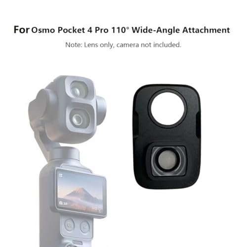 Lente gran angular de 110° FEICHAO para grabar vlogs de paisajes con Osmo Pocket 4P 3