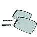 All States Ag Parts Tractor Loader Mirror Assembly with Brackets LH RH 12" x 7" Mirrors John Deere