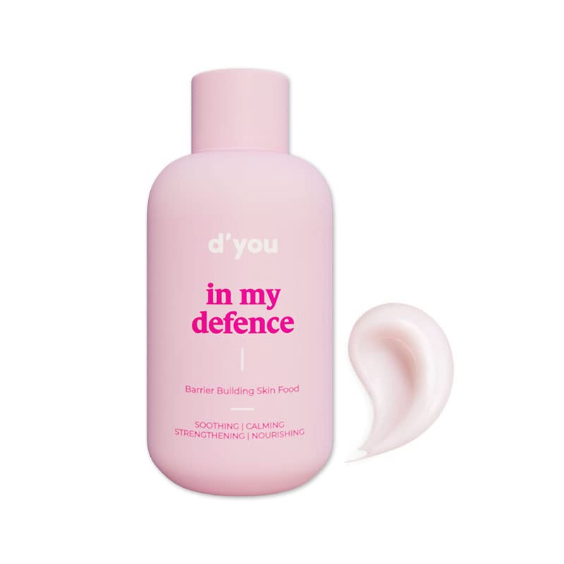 d'you In my Defence Lightweight Moisturiser for Intense Hydration with Ceramides for Men & Women | Non greasy cream for Dry, Oily & Combination Skin | Korean Skin Care Product | Cruelty Free 