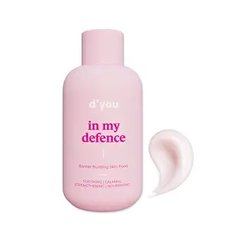 d'you In my Defense Lightweight Moisturiser for Intense Hydration with Ceramides for Men & Women | Non greasy cream for Dry, Oily & Combination Skin | Korean Skin Care Product | Cruelty Free | 50ml